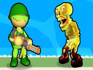 Игра Залепените уништуваат зомби онлајн