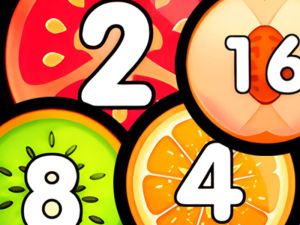 Игра Комбинирајте топки за стрелање 2048 Ние ги поврзуваме овошјето онлајн