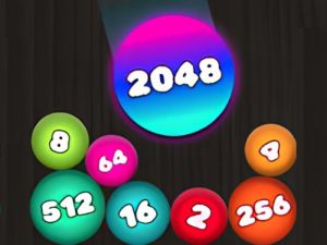 Игра Загатка 2048: Поврзете топки онлајн
