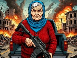 Игра Баба со митралез: Апокалипса онлајн