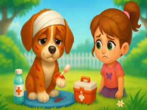 Игра Спасение и грижа за изгубените кутриња онлајн