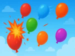 Игра Луди сјајни балони онлајн