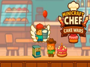 Игра Minikraft: Chef War of Cakes онлајн