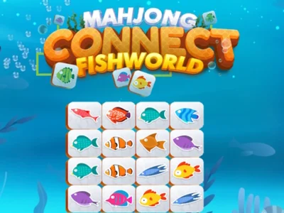 Игра Mahjong врска: Светот на рибите онлајн