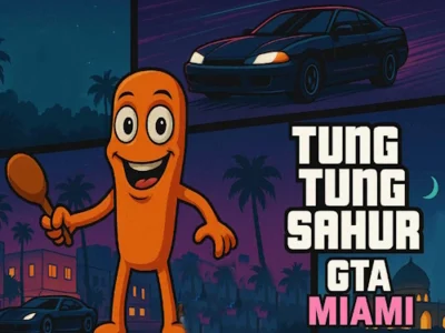 Игра Tun Tun Sahur GTA Мајами онлајн