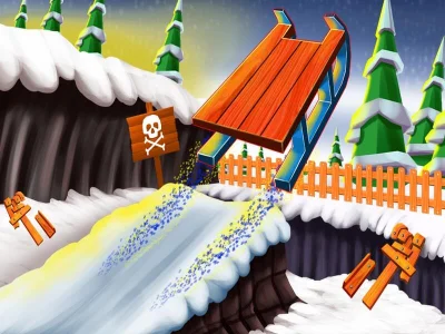 Игра Snow Racer 3D Nostalgia онлајн