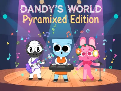 Игра Sprunki: Pyramid Edition World of Dandy онлајн