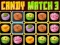 Игра Candy Match 3 онлајн