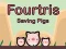 Игра Fourtris: Спасување на свињи онлајн