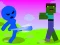 Игра Stickman: Бегање од зомби онлајн