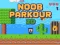 Игра Noob: Parkour 2D онлајн