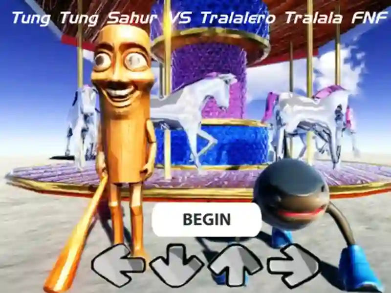 Игра Tung Tung Sahur vs Tralalerroe Tralala: Free Knight Fankin онлајн