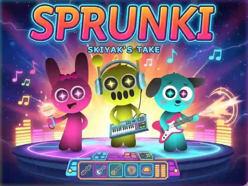 Игра Sprunki Shift: поглед на Skiyak онлајн