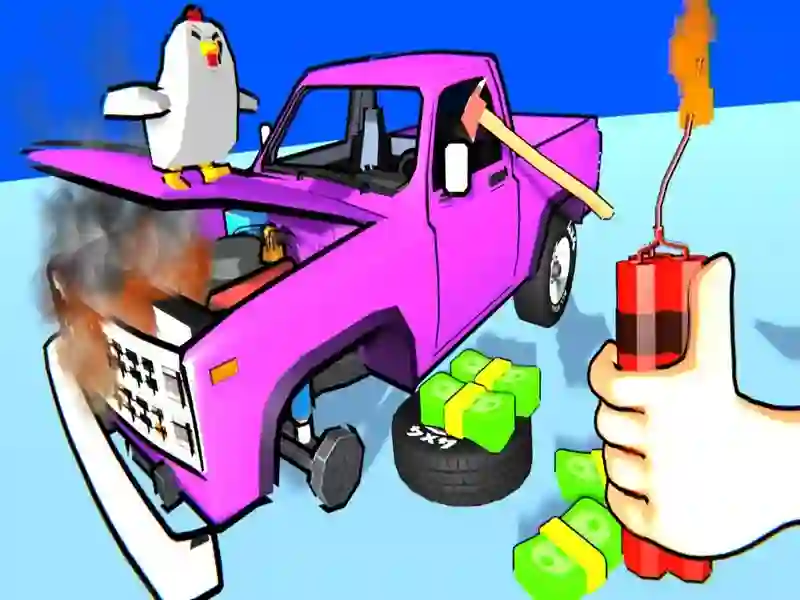Игра Скршете го автомобилот на парчиња! онлајн Игра Скршете го автомобилот на парчиња! онлајн