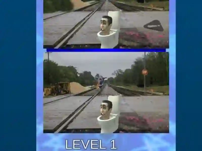 Игра Тоалет на Скибиди: Пет разлики 2 онлајн