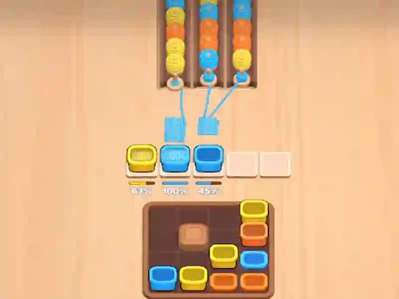 Игра Подредување на предиво по боја онлајн