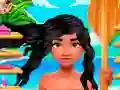 Игра Полинезиска принцеза: вистински фризури онлајн