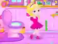 Игра Обучување за тоалет за бебата Елса онлајн