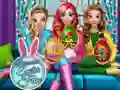 Игра Велигденска забава на принцезите онлајн Игра Велигденска забава на принцезите онлајн