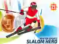 Игра Зимски спортови: Херој на слаломот онлајн Игра Зимски спортови: Херој на слаломот онлајн
