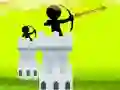 Игра Stickman Стрелец Замок онлајн