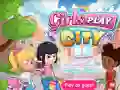 Игра Девојки Играт во Град онлајн