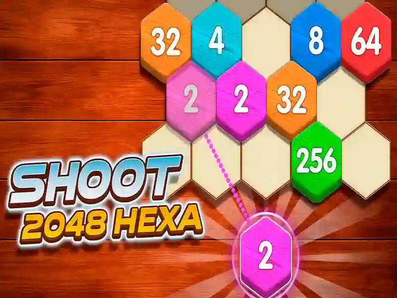 Игра Снимајте 2048 Hexa онлајн