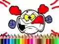 Игра Вратени во училиште: Бојадисување на емоджи онлајн