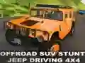 Игра Возење на SUV џип со трикови 4x4 онлајн Игра Возење на SUV џип со трикови 4x4 онлајн