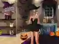 Игра Halloween забава на Ледената кралица онлајн