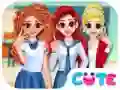 Игра BFF Princess Враќање во Училиштето онлајн Игра BFF Princess Враќање во Училиштето онлајн