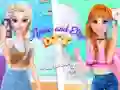 Игра Ани и Елиза DIY Везење на Фустани онлајн