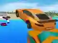 Игра Автомобил за сурфање на вода онлајн