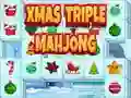 Игра Божиќен Троен Махјонг онлајн
