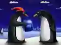 Игра Божиќна пингвин слајд онлајн