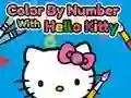 Игра Бојат по броеви со Hello Kitty онлајн