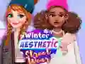 Игра Зимска естетска улична мода онлајн