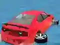 Игра Неверојатна игра со акробации на автомобили на вода онлајн Игра Неверојатна игра со акробации на автомобили на вода онлајн