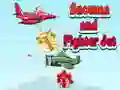 Игра Снешка и борбен авион онлајн Игра Снешка и борбен авион онлајн