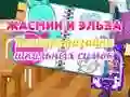 Игра Конкурс за дизајн на училишни торби на Жасмин и Елза онлајн Игра Конкурс за дизајн на училишни торби на Жасмин и Елза онлајн