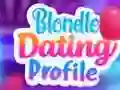Игра Профил за Запознавање Блонди онлајн