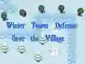 Игра Зимска Одбрана на Кула: Спасете Селото онлајн