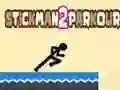 Игра StickMan Parkour 2 онлајн