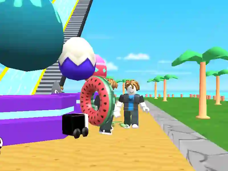 Игра ОББИ: Качување и лизгање онлајн