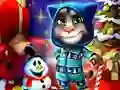 Игра Божиќни разлики со Том онлајн Игра Божиќни разлики со Том онлајн