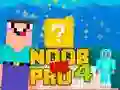 Игра Noob против Pro 4 Среќен Блок онлајн Игра Noob против Pro 4 Среќен Блок онлајн