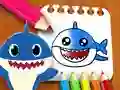 Игра Бојање книга Baby Shark онлајн