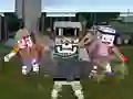 Игра Блокирачка боја Арена 3D: Опстанок со Зомби онлајн