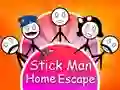 Игра Stickman: Бегање од Домот онлајн Игра Stickman: Бегање од Домот онлајн