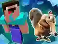 Игра Noob Parkour: Снежна Ера онлајн Игра Noob Parkour: Снежна Ера онлајн